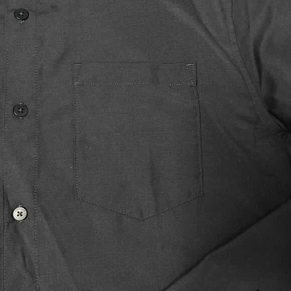 Icebreaker Tessell Merino Wool Black Shirt Long Sleeve size M Button-up New - Picture 13 of 13